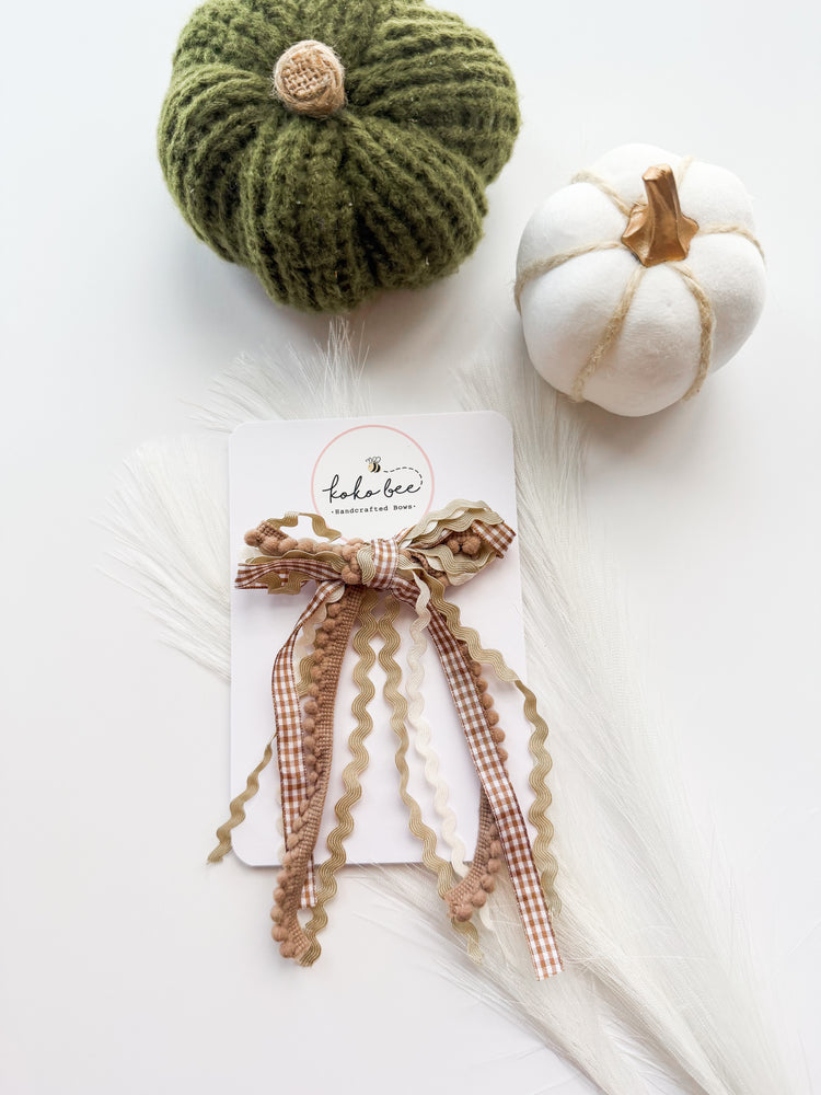 Neutral Ribbon Mix Bow