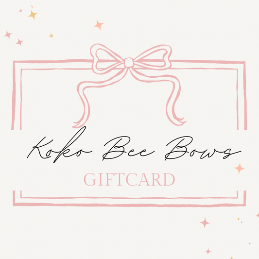 Koko Bee Bows Gift Card