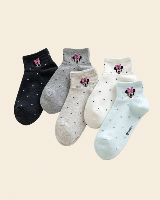 Women's Polka Dot Minnie Socks