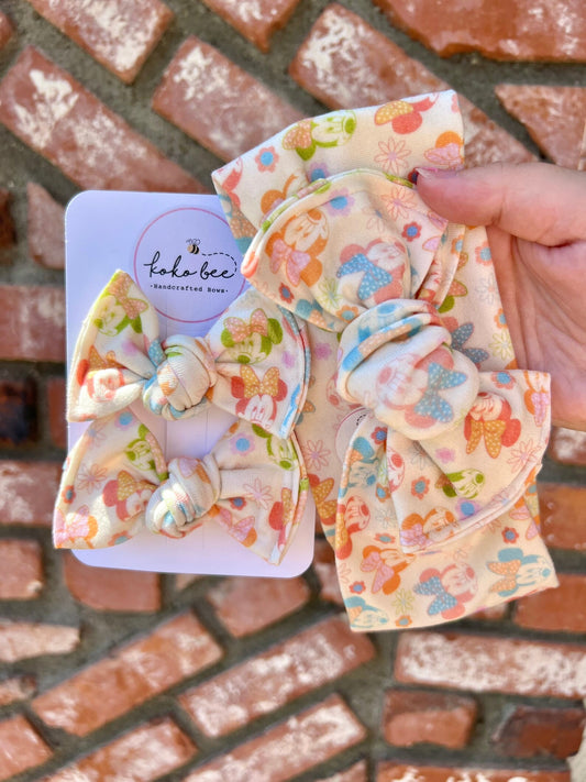 Colorful Mouse Headwraps & Piggies