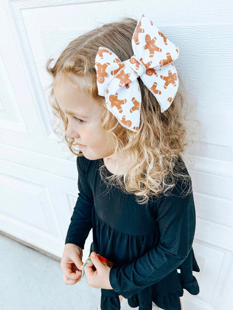 Gingerbread Man Bows & Clips