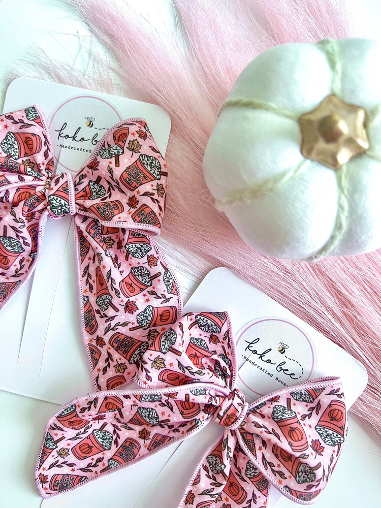 Pumpkin Latte Bows