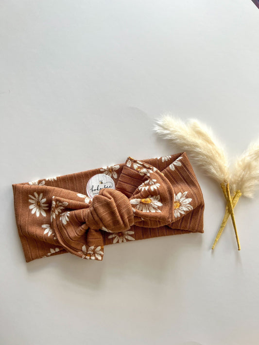 Sunflower Ribbed Headwrap