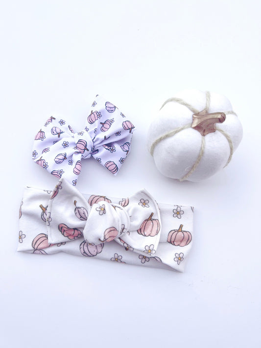 Pastel Pumpkins Bows