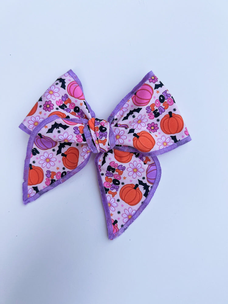 Purple Spooky Bows