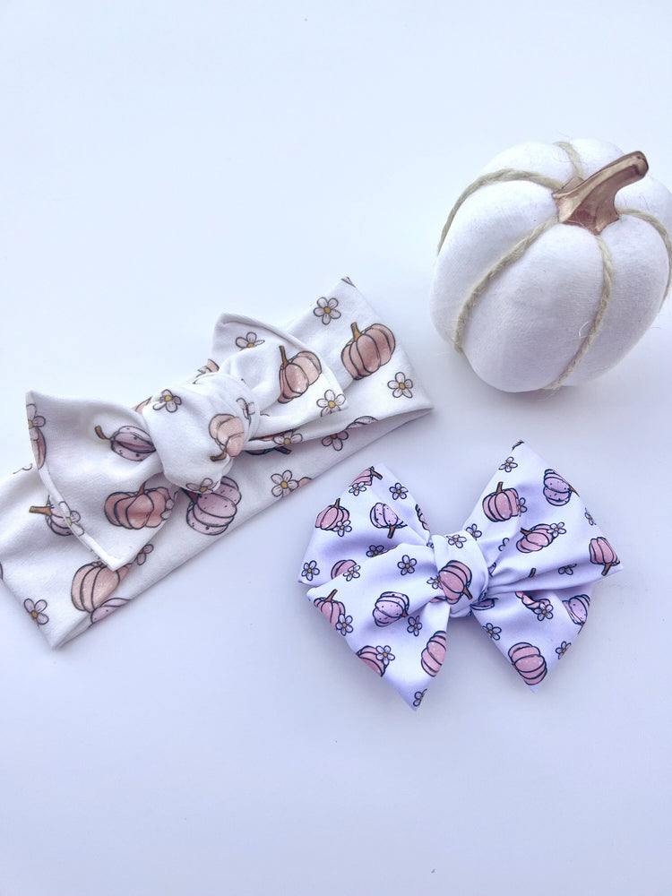 Pastel Pumpkins Bows