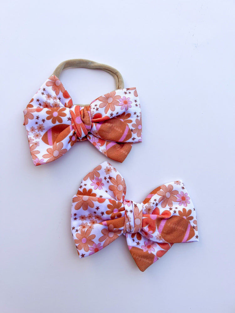 Fall Football Bows