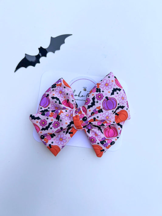 Purple Spooky Bows