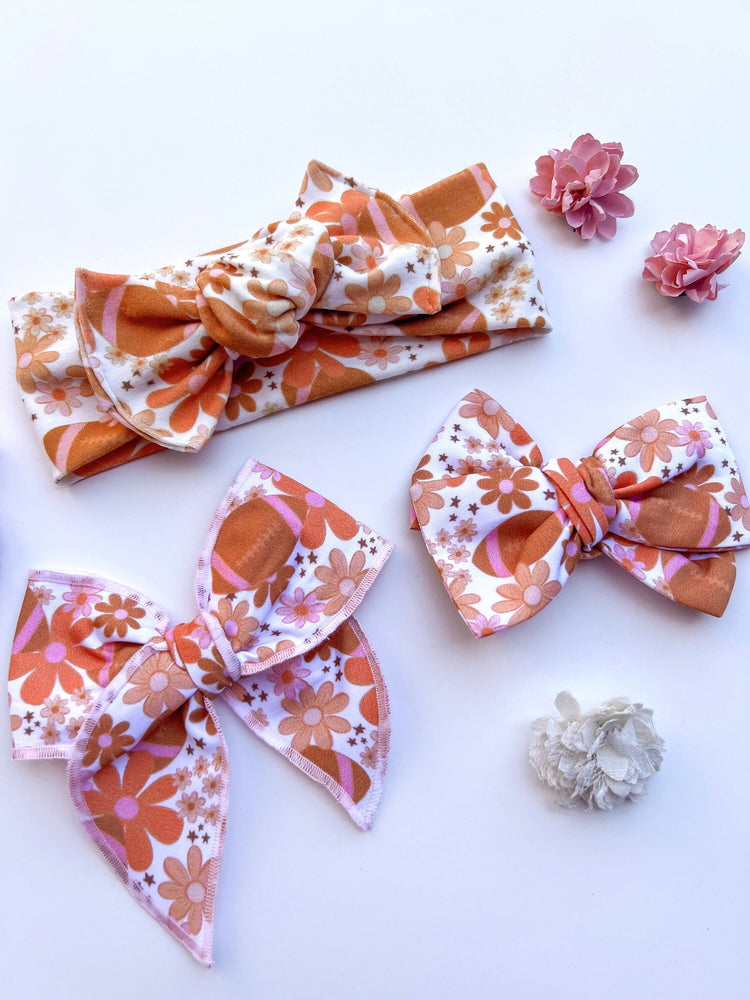 Fall Football Bows