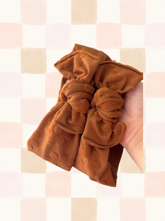Textured Chestnut Flowers Headwraps