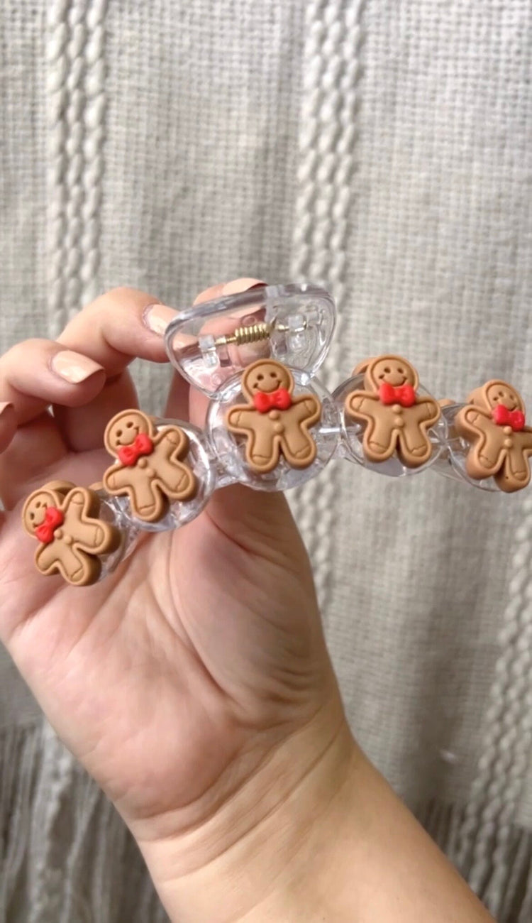 Gingerbread Man Bows & Clips