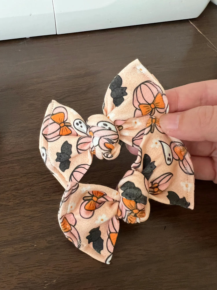 Pink Mouse Pumpkin Bows