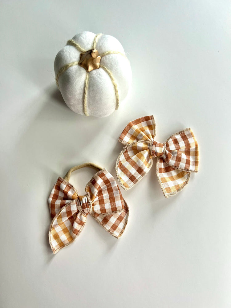 Harvest Plaid Bows