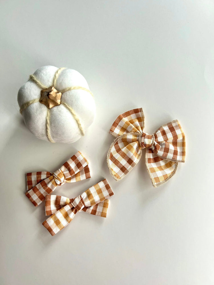 Harvest Plaid Bows