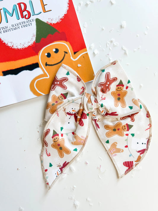 Gingerbread Cookie Crumble Bows