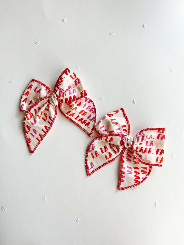 Falalala Christmas Bows