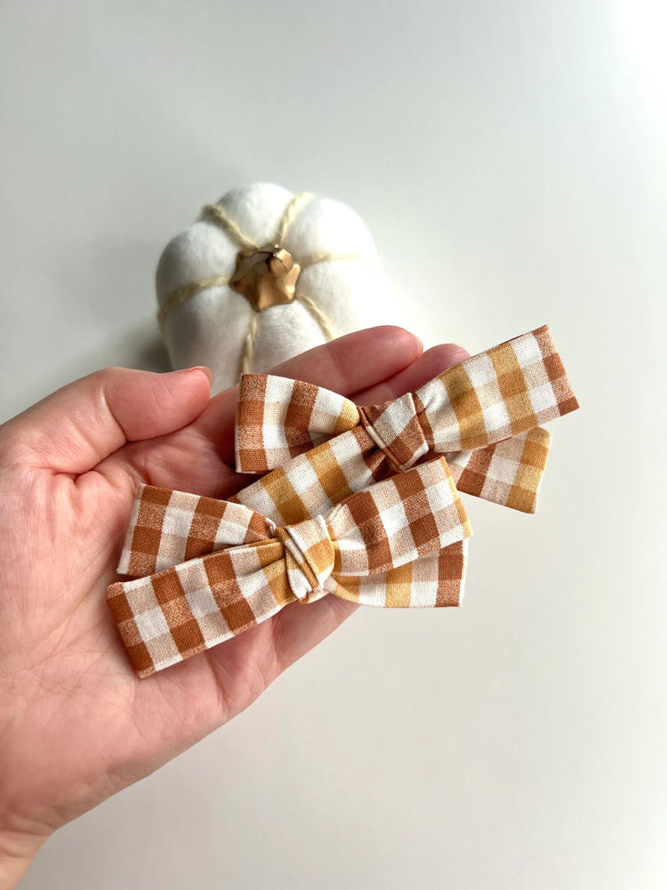 Harvest Plaid Bows