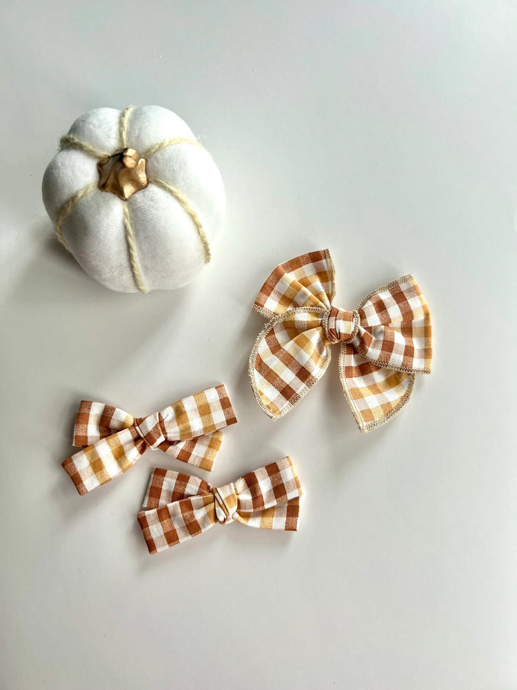 Harvest Plaid Bows