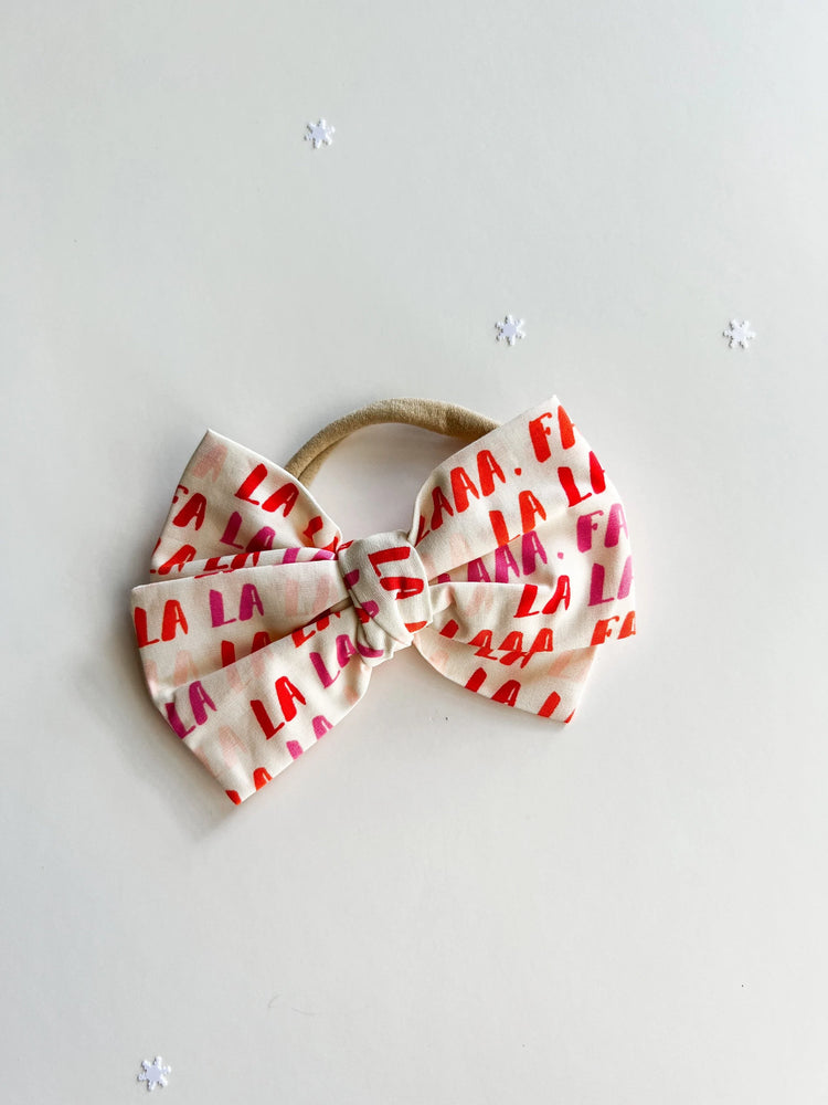 Falalala Christmas Bows