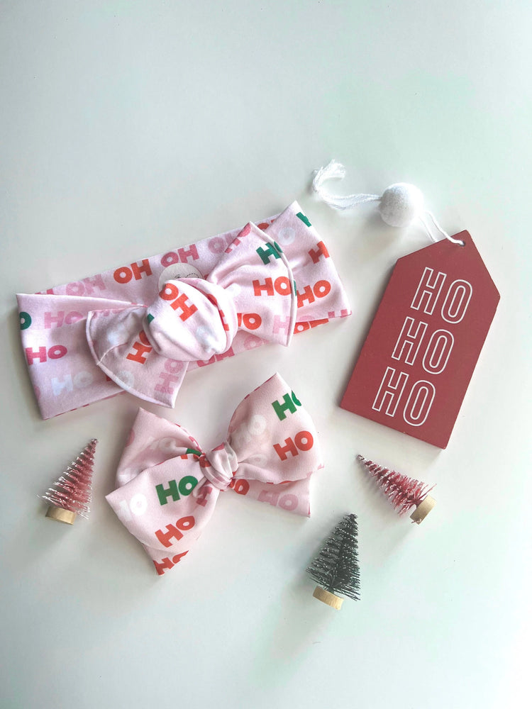 Pink HOHOHO Bows