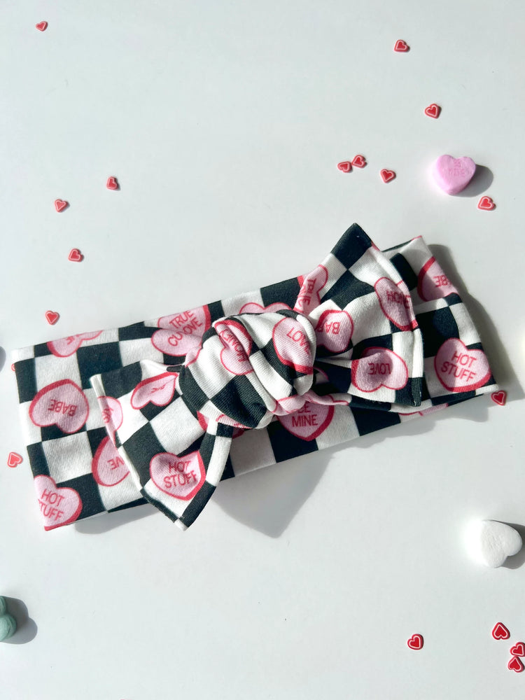 Black & White Checkered Sweethearts