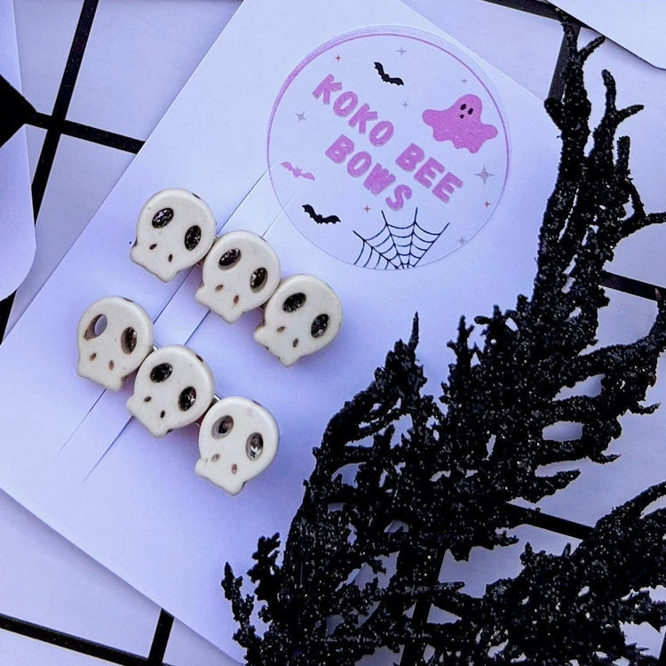 Skull Mini Clips & Large Claw Clip