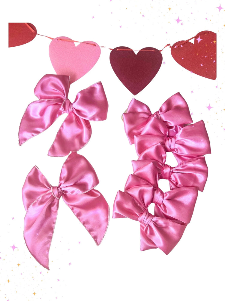 Pink Satin Bows