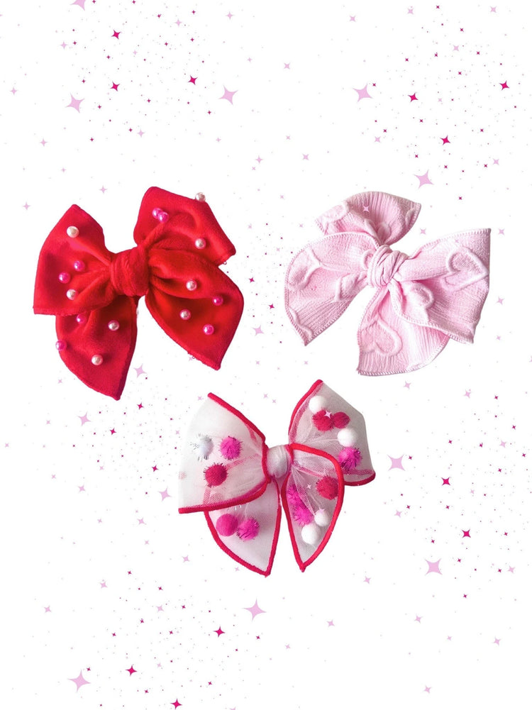 Mini Valentines Day Bows