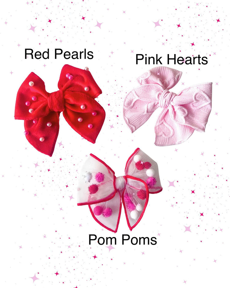 Mini Valentines Day Bows