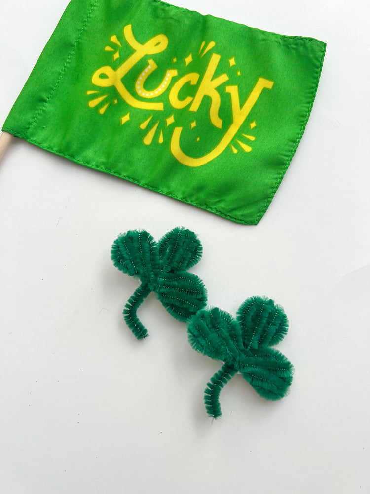 Shamrock Hair Clips